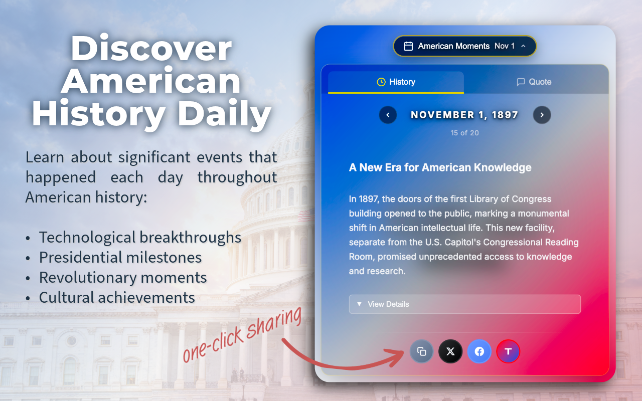 Discover American History Daily