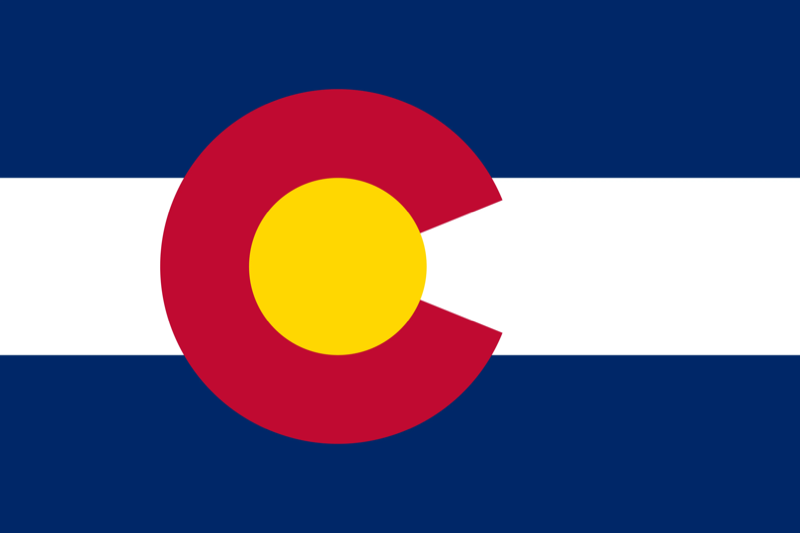 State flag of Colorado