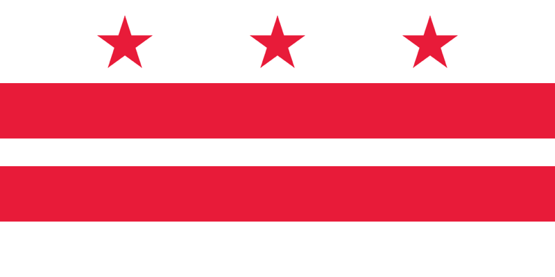State flag of District of Columbia
