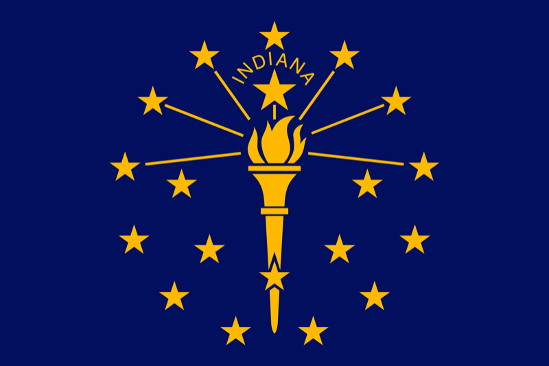 State flag of Indiana