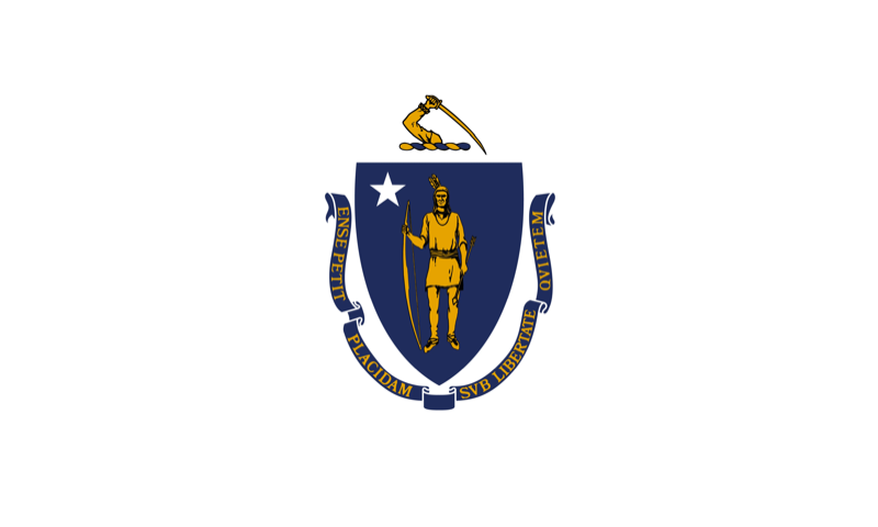 State flag of Massachusetts
