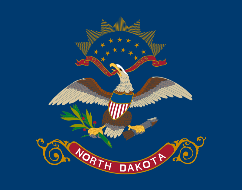 State flag of North Dakota