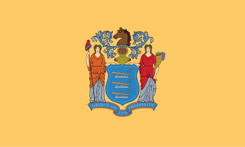State flag of New Jersey