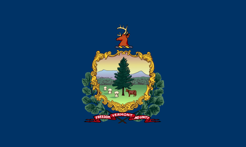 State flag of Vermont